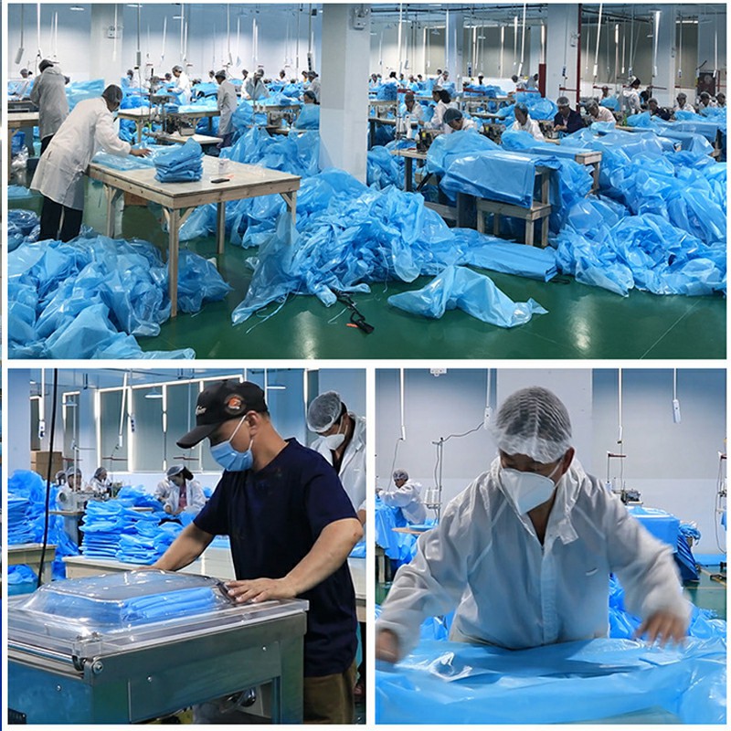 Một nhà máy kinh tế Yiwu làm 750K bộ vest bảo hộ chỉ trong chưa đầy một tháng.